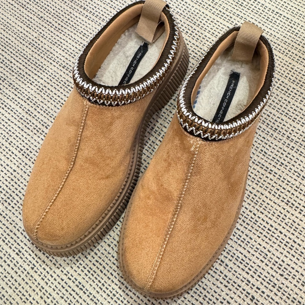 French Connection Tan Platform Shoes